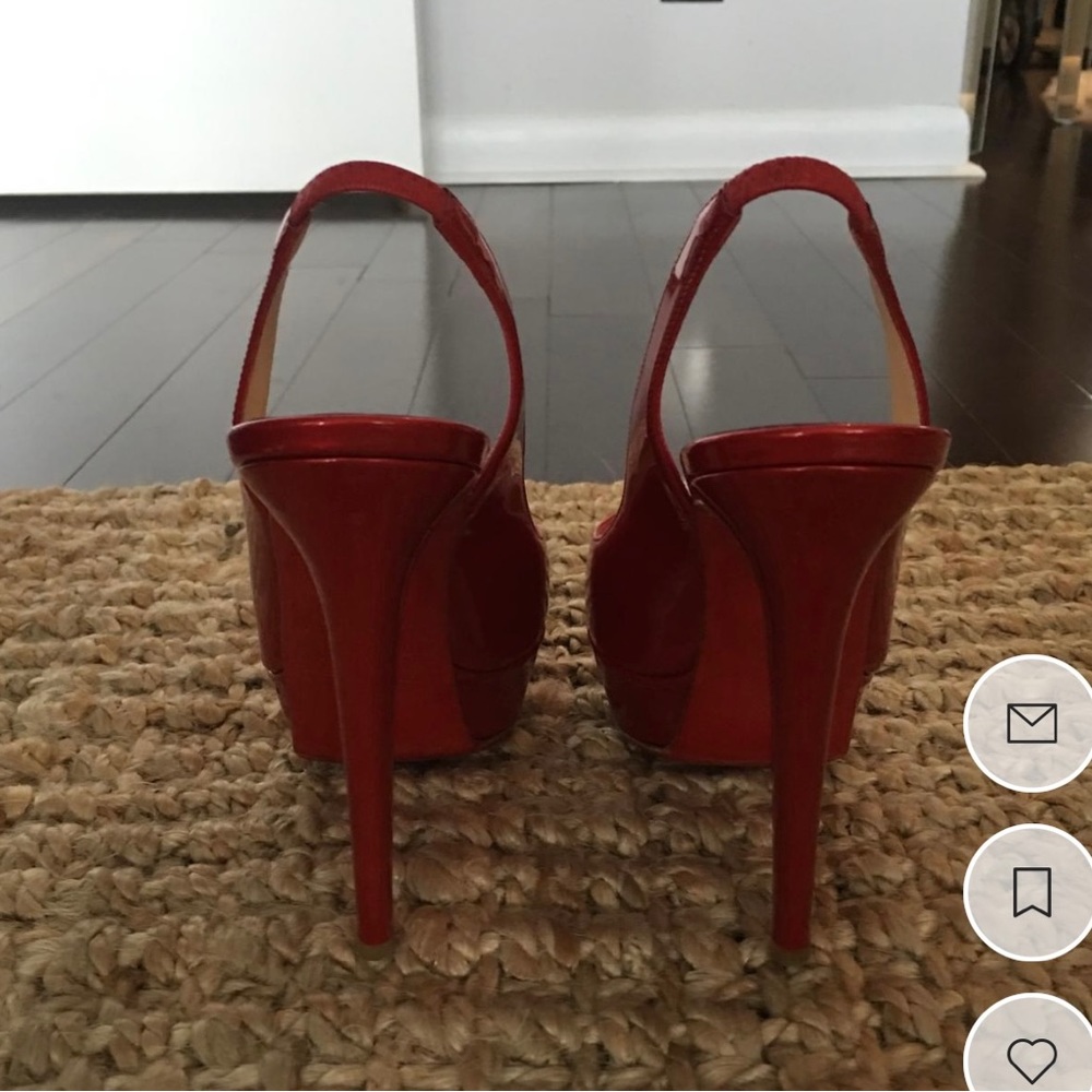 Christian Louboutin Cherry Stiletoes - Picture 2 of 3